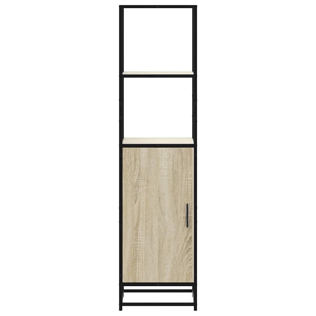 vidaXL Highboard Sonoma Oak Κατασκευασμένο ξύλο και μέταλλο