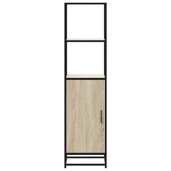 vidaXL Highboard Sonoma Oak Κατασκευασμένο ξύλο και μέταλλο