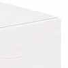 vidaXL Κομοδίνο με συρτάρι Λευκό 42 x 32.5 x 40 εκ Μασίφ ξύλο πεύκου