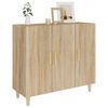 vidaXL Ντουλάπι Sonoma δρυς 90x34x80 εκ. Επεξεργασμένο Ξύλο