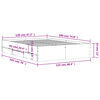 vidaXL Πλαίσιο Κρεβατιού με συρτάρια Sonoma Δρυς 120x190εκ. Επεξ. Ξύλο