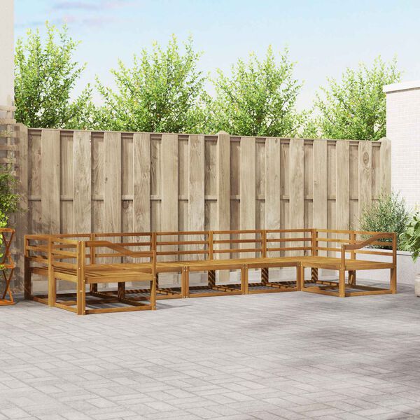 vidaXL &Sigma;&epsilon;&iota;&rho;ά &Kappa;&alpha;&nu;&alpha;&pi;έ &Epsilon;&xi;&omega;&tau;&epsilon;&rho;&iota;&kappa;&omicron;ύ 7 pcs &Phi;&upsilon;&sigma;&iota;&kappa;ό &Sigma;&tau;&epsilon;&rho;&epsilon;ό &Xi;ύ&lambda;&omicron; &Alpha;&kappa;&alpha;&kappa;ί&alpha;&sigmaf;