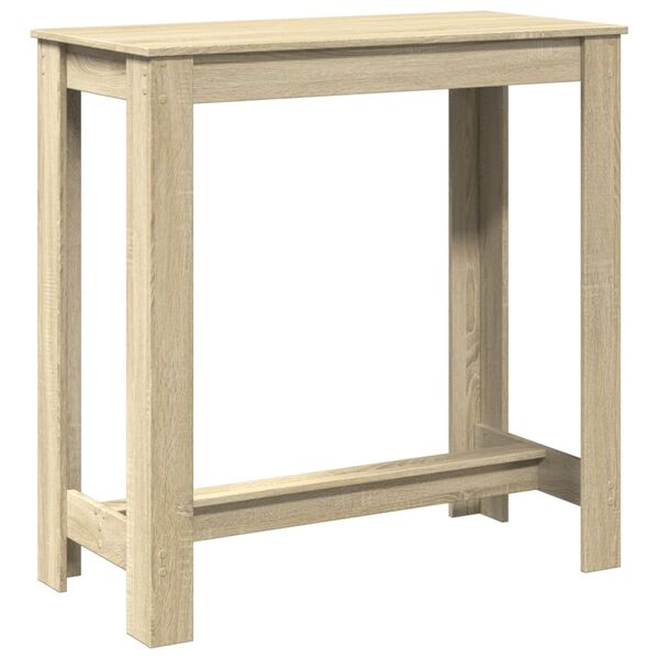 vidaXL Τραπέζι Μπαρ Sonoma Δρυς 102x50x103,5εκ. Επεξεργ. Ξύλο