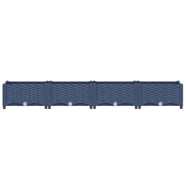 vidaXL Ζαρντινιέρα 160 x 40 x 23 εκ. από Πολυπροπυλένιο