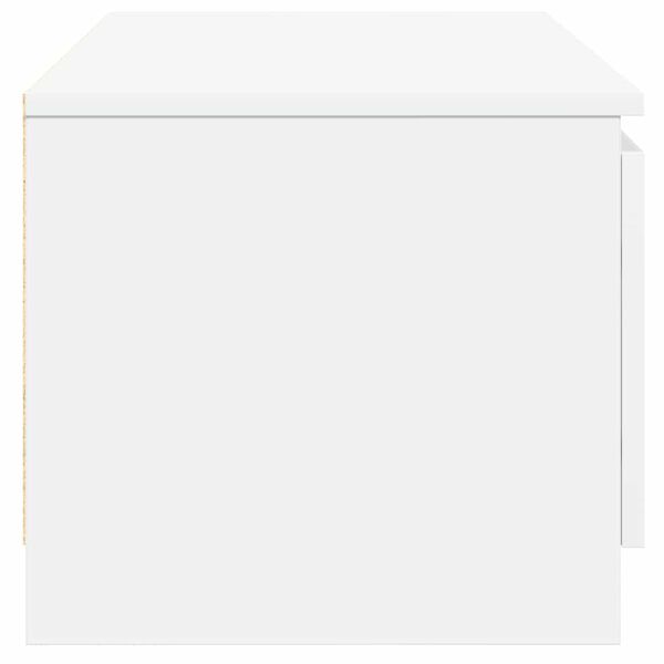 vidaXL Έπιπλο Τηλεόρασης Λευκό 140 x 40 x 35,5 εκ. από Επεξ. Ξύλο