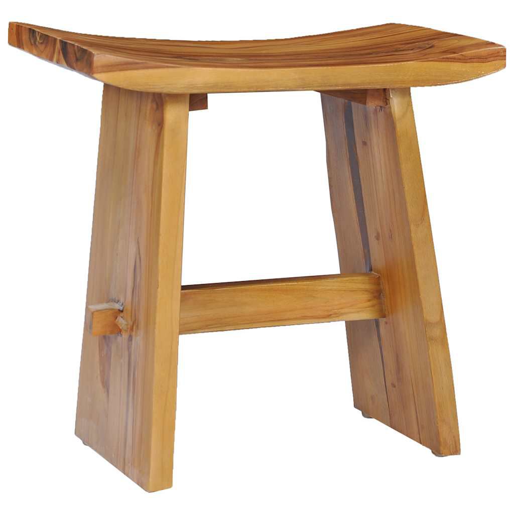 vidaXL Σκαμπό από Μασίφ Ξύλο Teak