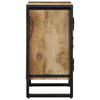 vidaXL Ντουλάπα Παπουτσιών Μαύρο 30 x 30 x 40 cm Μασίφ ξύλο μάνγκο