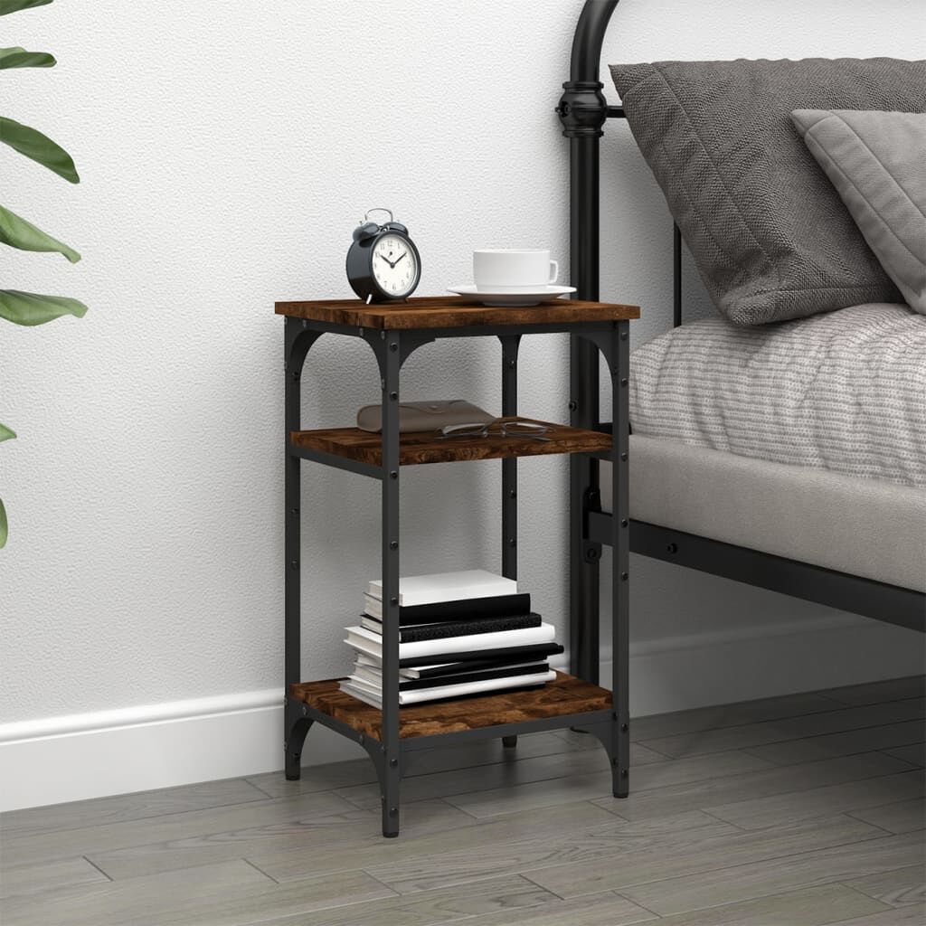 vidaXL Βοηθητικό Τραπέζι Καπνιστή Δρυς 35x30x60 εκ. Επεξεργασμένο Ξύλο