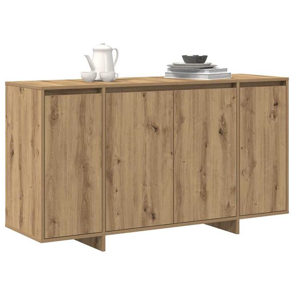vidaXL &Pi;&lambda;&alpha;ϊ&nu;ό &gamma;&rho;&alpha;&phi;&epsilon;ί&omicron; Artisan Oak 135 x 41 x 75 &epsilon;&kappa; &Epsilon;&pi;&epsilon;&xi;&epsilon;&rho;&gamma;&alpha;&sigma;&mu;έ&nu;&omicron; &xi;ύ&lambda;&omicron;