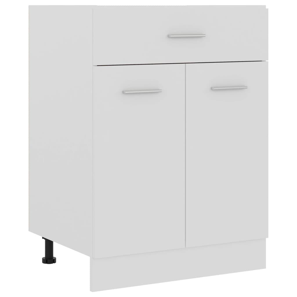 vidaXL Ντουλάπι με Συρτάρι Lyon Λευκό 60x46x81,5 εκ. Επεξ. Ξύλο