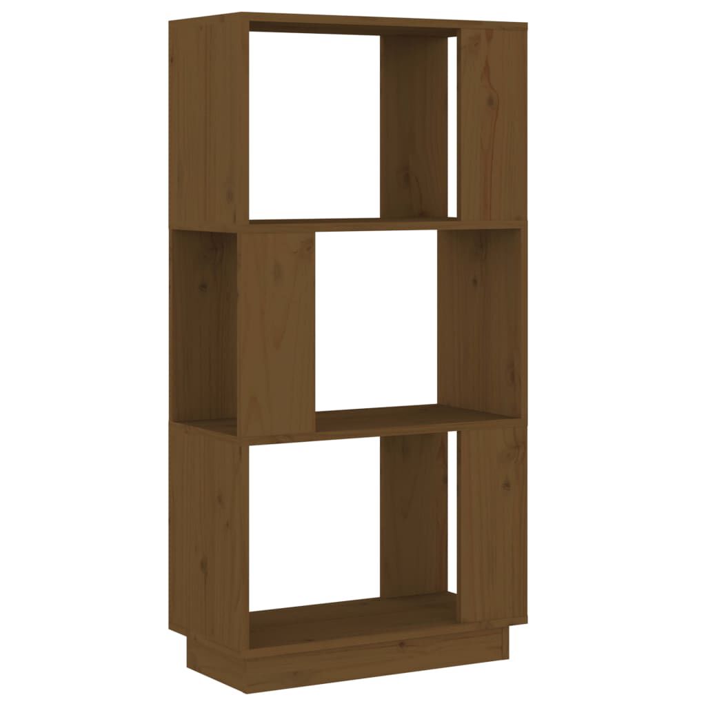 vidaXL Βιβλιοθήκη/Διαχωριστικό Χώρου Μελί 51x25x101 εκ. Μασίφ Πεύκο
