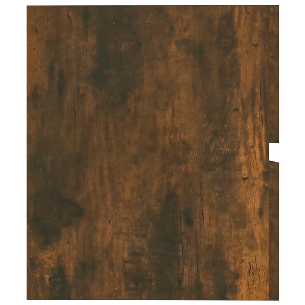 vidaXL Ντουλάπι Νιπτήρα Καπνιστή Δρυς 41x38,5x45 εκ. Επεξεργ. Ξύλο