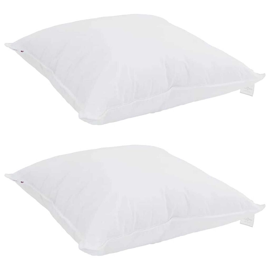vidaXL Σετ Κουβέρτας με μαξιλάρι 3 pcs Λευκό 240 x 220 cm Μικροΐνες
