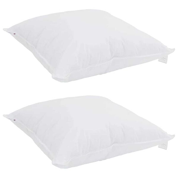 vidaXL Σετ Κουβέρτας με μαξιλάρι 3 pcs Λευκό 240 x 220 cm Μικροΐνες