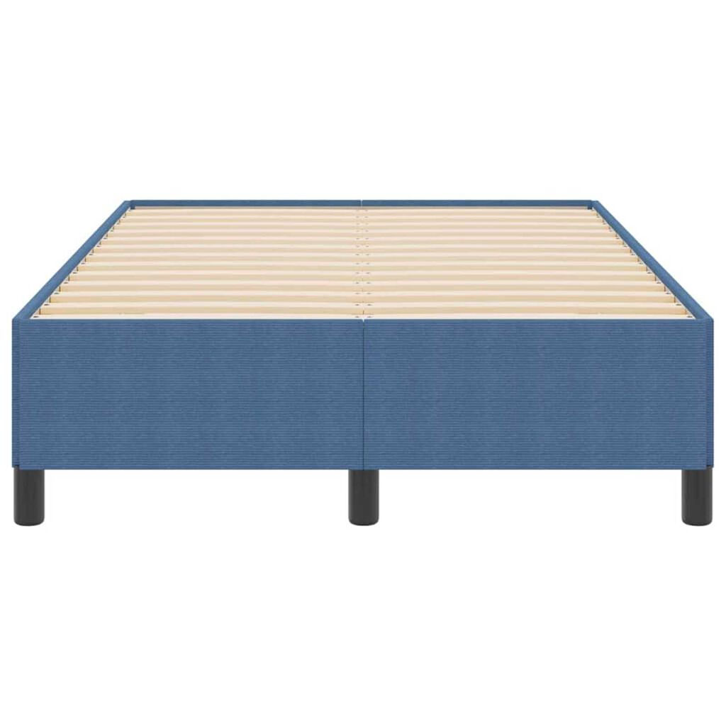 vidaXL Σκελετός Κρεβατιού Μπλε 120 x 200 cm Βελούδο