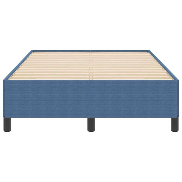 vidaXL Σκελετός Κρεβατιού Μπλε 120 x 200 cm Βελούδο