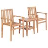 vidaXL &Sigma;&epsilon;&tau; &Epsilon;&pi;ί&pi;&lambda;&omega;&nu; Bistro 3 &Tau;&epsilon;&mu;&alpha;&chi;ί&omega;&nu; &alpha;&pi;ό &Mu;&alpha;&sigma;ί&phi; &Xi;ύ&lambda;&omicron; Teak