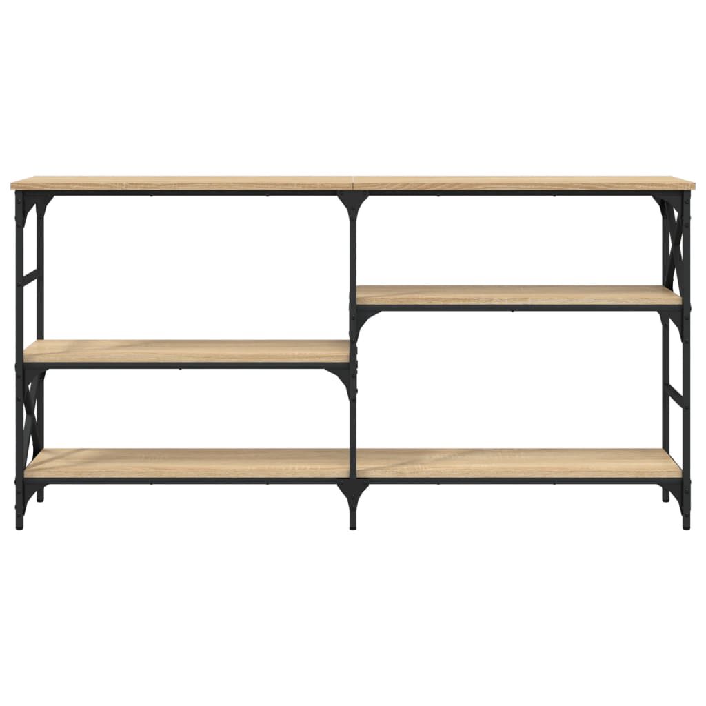 vidaXL Τραπέζι Κονσόλα Sonoma Δρυς 150 x 29 x 76,5 εκ. Επεξεργ. Ξύλο