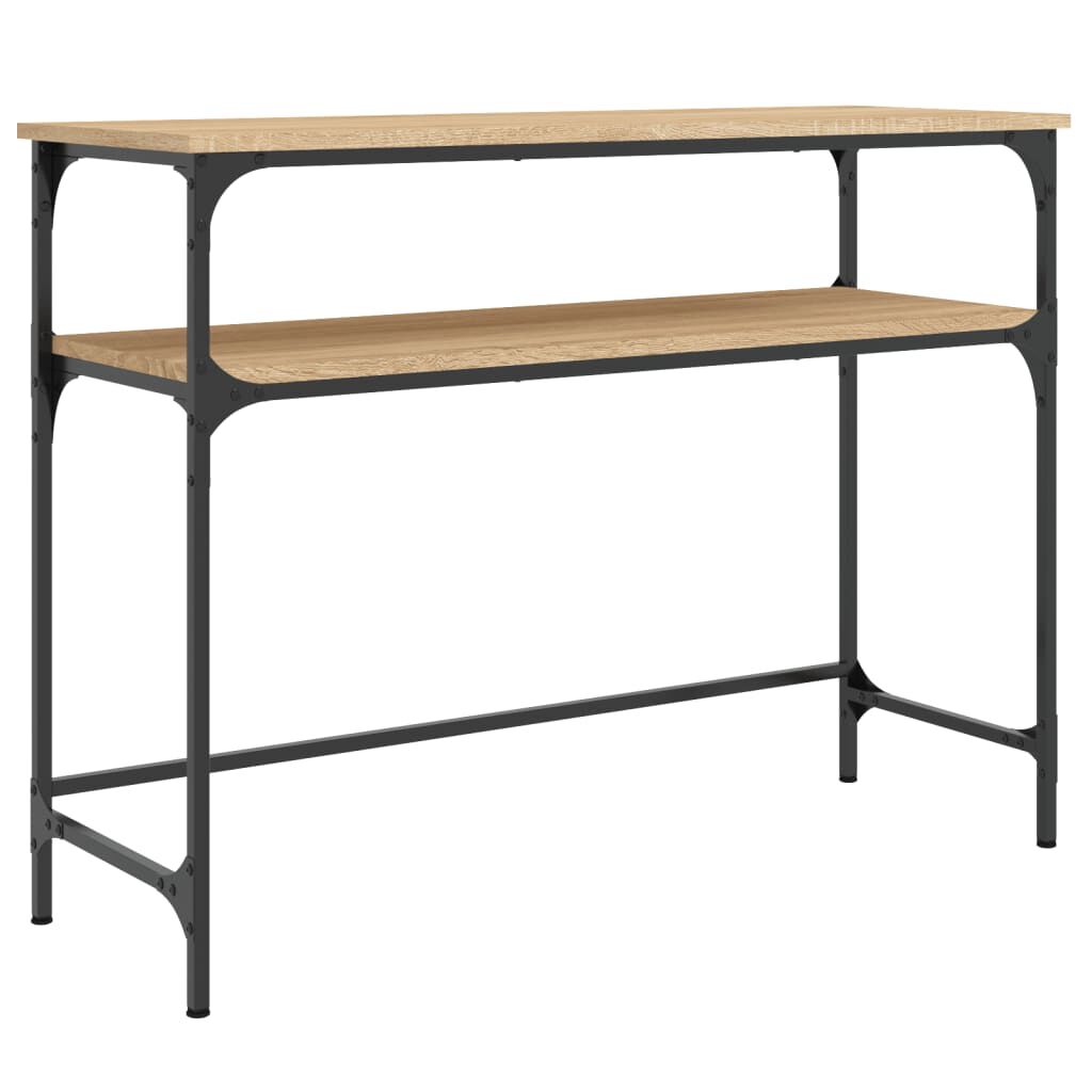 vidaXL Τραπέζι Κονσόλα Sonoma Δρυς 100x35,5x75 εκ. Επεξεργασμένο Ξύλο