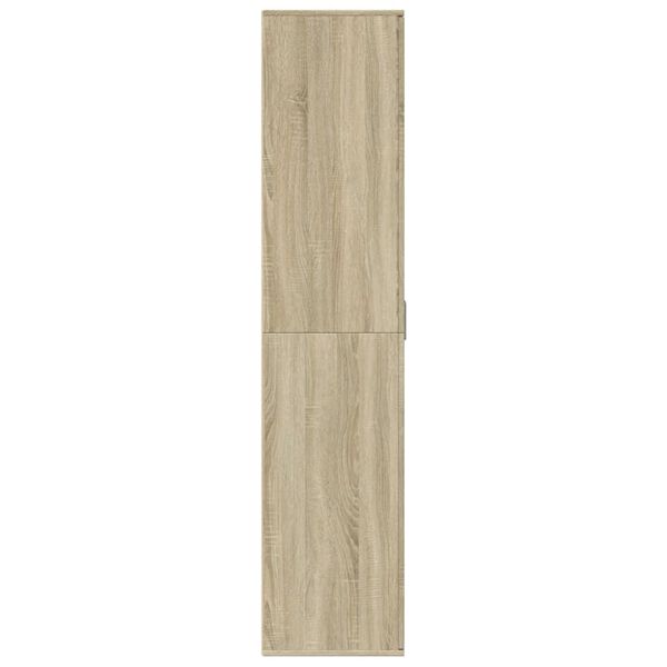 vidaXL Παπουτσοθήκη Sonoma Δρυς 80x39x178 εκ. από Επεξεργασμένο Ξύλο