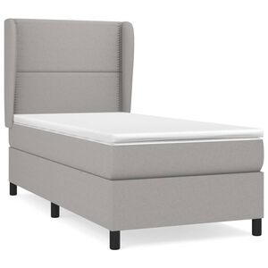 vidaXL &Kappa;&rho;&epsilon;&beta;ά&tau;&iota; Boxspring &mu;&epsilon; &Sigma;&tau;&rho;ώ&mu;&alpha; &Alpha;&nu;&omicron;&iota;&chi;&tau;ό &Gamma;&kappa;&rho;&iota; 90x190 &epsilon;&kappa;. &Upsilon;&phi;&alpha;&sigma;&mu;ά&tau;&iota;&nu;&omicron;