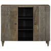 vidaXL Sideboard 90x33x75 cm &mu;&alpha;&sigma;ί&phi; &xi;ύ&lambda;&omicron; Mango