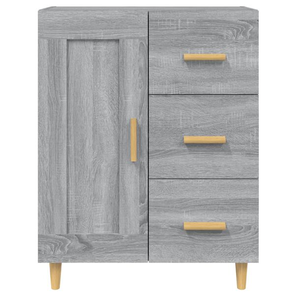 vidaXL Ντουλάπι Γκρι Sonoma 69,5 x 34 x 90 εκ. από Επεξεργασμένο Ξύλο