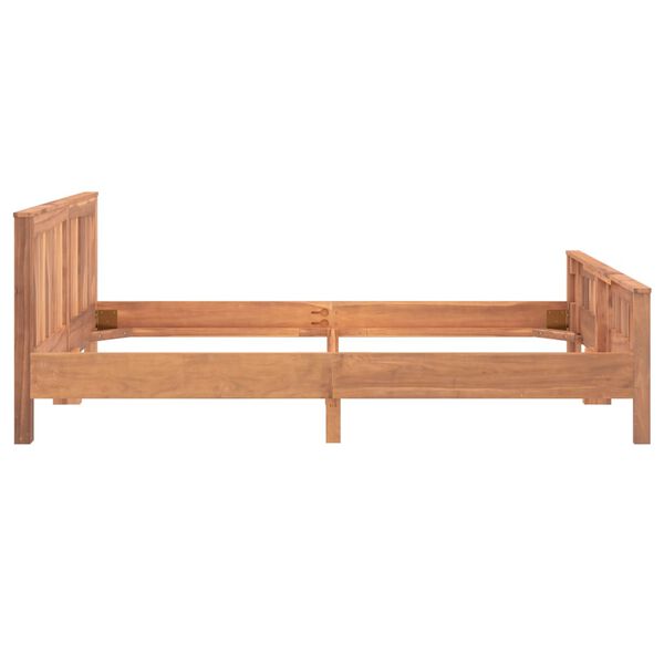 vidaXL Πλαίσιο Κρεβατιού 140 x 200 εκ. από Μασίφ Ξύλο Teak