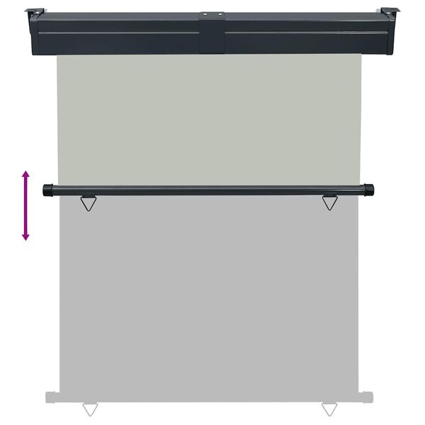 vidaXL Σκίαστρο Βεράντας Πλαϊνό Γκρι 145 x 250 εκ.