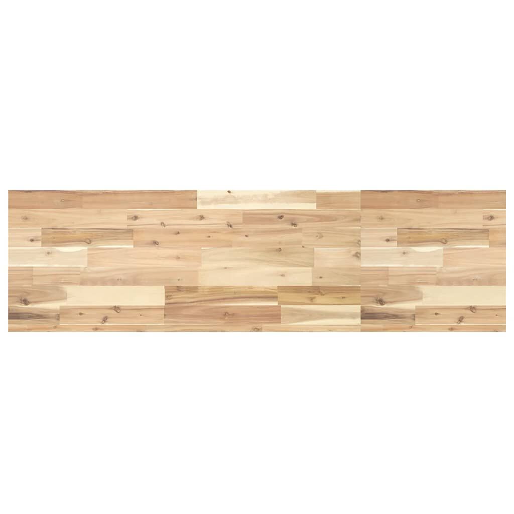 vidaXL Ράφια Κρεμαστά 2 Τεμ. 120x40x4εκ Ακατέργαστο Μασίφ Ξύλο Ακακίας