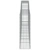 vidaXL Συρματοκιβώτια Τοξωτά 6 τεμ. 400x30x100/120 εκ. Γαλβαν. Ατσάλι