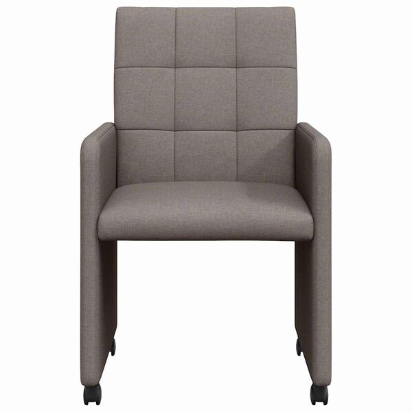 vidaXL &Kappa;&alpha;&rho;έ&kappa;&lambda;&epsilon;&sigmaf; &Phi;&alpha;&gamma;&eta;&tau;&omicron;ύ &mu;&epsilon; &Rho;ό&delta;&epsilon;&sigmaf; 2 pcs Taupe 58 x 65 x 94 &epsilon;&kappa; ύ&phi;&alpha;&sigma;&mu;&alpha;