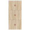 vidaXL Σκελετός Κρεβατιού Sonoma Δρυς 100 x 200 cm Επεξεργασμένο ξύλο
