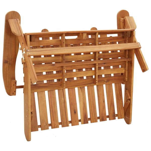 vidaXL Παγκάκι Κήπου Adirondack 126 εκ. από Μασίφ Ξύλο Ακακίας