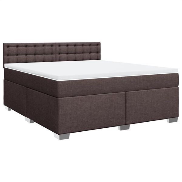 vidaXL &Kappa;&rho;&epsilon;&beta;ά&tau;&iota; Boxspring &mu;&epsilon; &Sigma;&tau;&rho;ώ&mu;&alpha; &Sigma;&kappa;&omicron;ύ&rho;&omicron; &Kappa;&alpha;&phi;έ 180x200 &epsilon;&kappa; &Upsilon;&phi;&alpha;&sigma;&mu;ά&tau;&iota;&nu;&omicron;