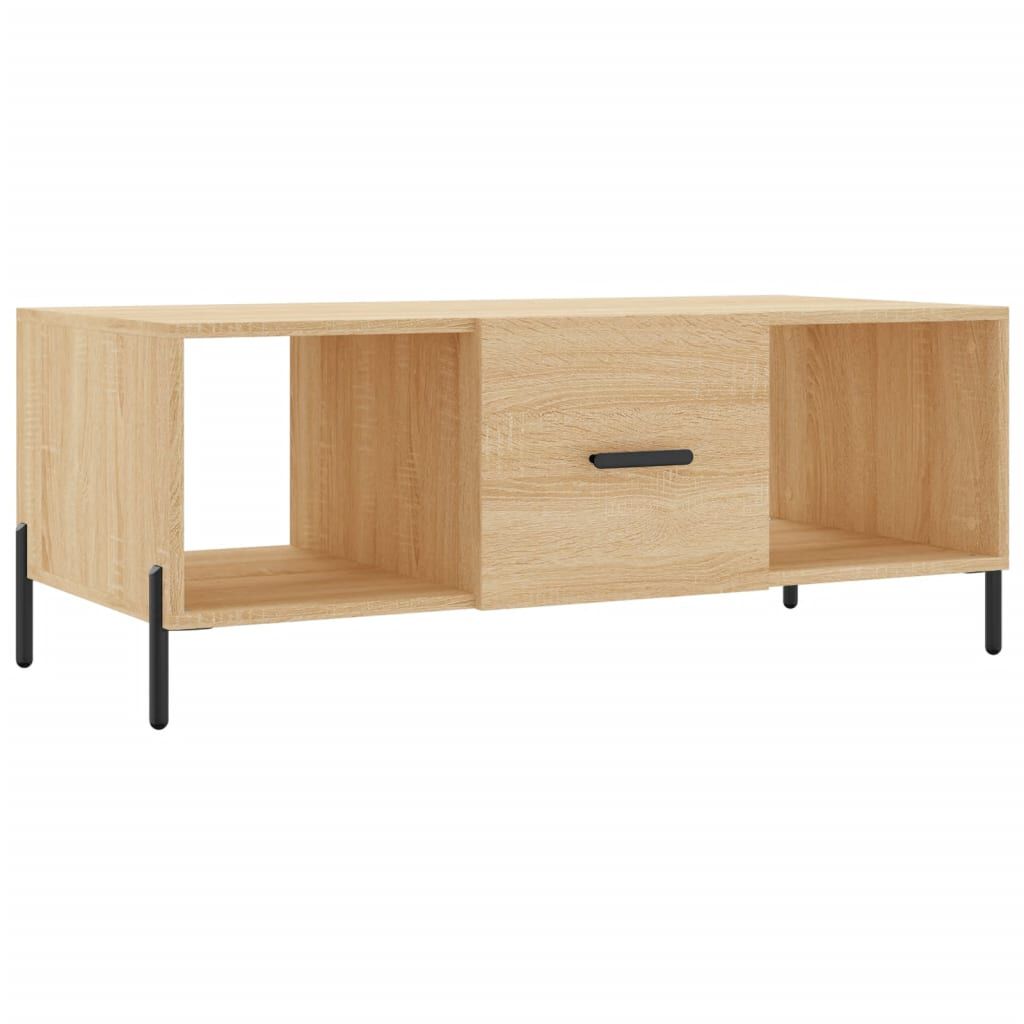 vidaXL Τραπεζάκι Σαλονιού Sonoma Δρυς 102x50x40 εκ. από Επεξεργ. Ξύλο