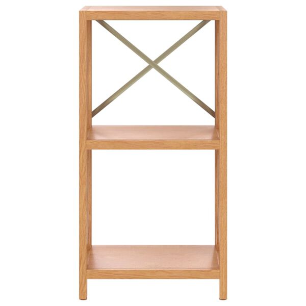 vidaXL Ραφιέρα 3 Επιπέδων 40 x 30 x 78 εκ. από Μασίφ Ξύλο Δρυός