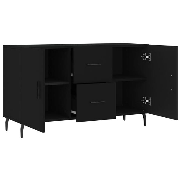 vidaXL Ντουλάπι Μαύρο 100x36x60 εκ. από Επεξεργασμένο Ξύλο