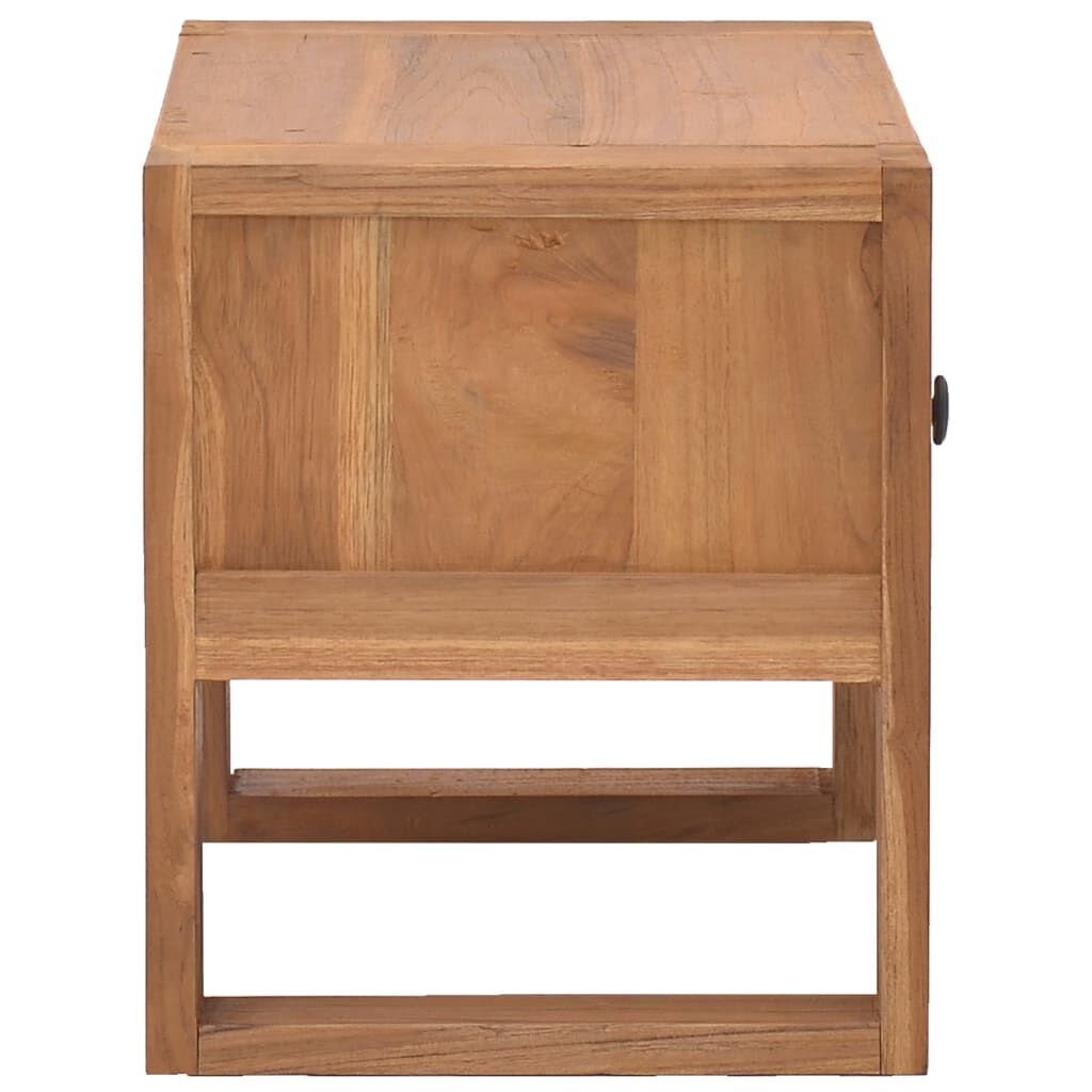 vidaXL Κομοδίνο 50 x 30 x 35 εκ. από Μασίφ Ξύλο Teak