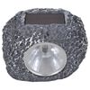 Outdoor Φωτιστικό Ηλιακό LED με Σποτάκια 12 Τεμ. Σχήμα Πέτρας