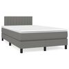 vidaXL &Kappa;&rho;&epsilon;&beta;ά&tau;&iota; Boxspring &mu;&epsilon; &Sigma;&tau;&rho;ώ&mu;&alpha; & LED &Sigma;&kappa;.&Gamma;&kappa;&rho;&iota; 120x190&epsilon;&kappa;. &Upsilon;&phi;&alpha;&sigma;&mu;ά&tau;&iota;&nu;&omicron;