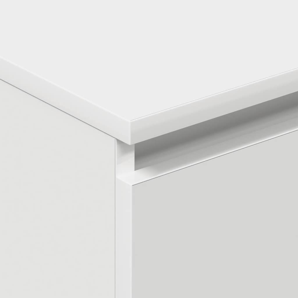 vidaXL Συρταριέρα Λευκή 60 x 35 x 98,5 εκ. από Επεξεργασμένο Ξύλο