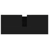 vidaXL Ντουλάπι Μπάνιου Μαύρο 80 x 33 x 60 εκ. από Επεξεργασμένο Ξύλο