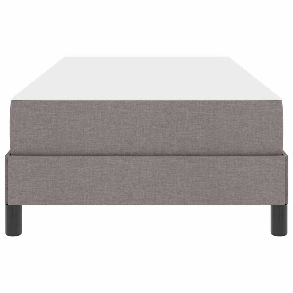 vidaXL Κρεβάτι με ελατήρια Άλλο Taupe 90 x 200 cm ύφασμα