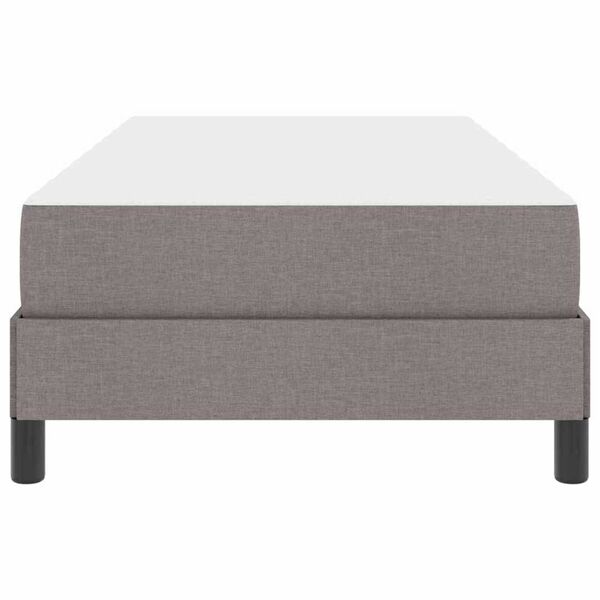 vidaXL Κρεβάτι με ελατήρια Άλλο Taupe 90 x 200 cm ύφασμα