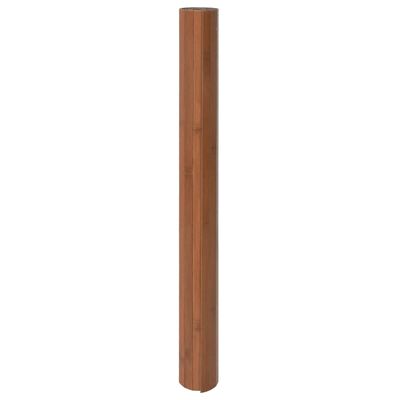 vidaXL Χαλί Ορθογώνιο Καφέ 60 x 500 εκ. Μπαμπού