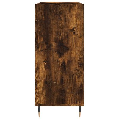 vidaXL Δισκοθήκη Καπνιστή Δρυς 84,5 x 38 x 89 εκ. από Επεξεργ. Ξύλο