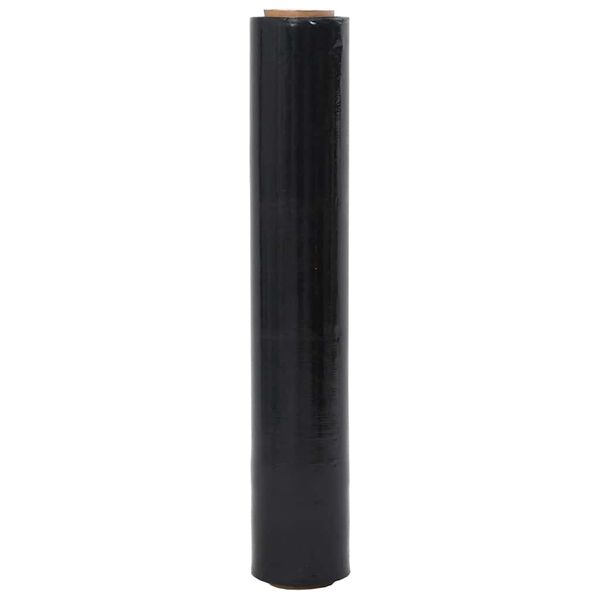 vidaXL Stretch Film 2 τεμάχια Μαύρο 17 μm 50 cm x 150 m