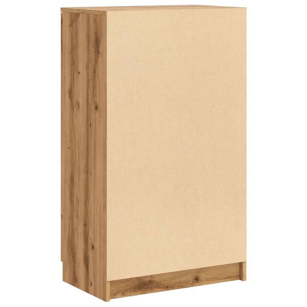 vidaXL Παπουτσοθήκη Αρτισιανή Δρυς 59x35x100,5 εκ. Επεξ. Ξύλο
