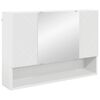 vidaXL Σετ Επίπλων Μπάνιου με συρτάρι 5 pcs Λευκό 30 x 35 x 192 εκ.